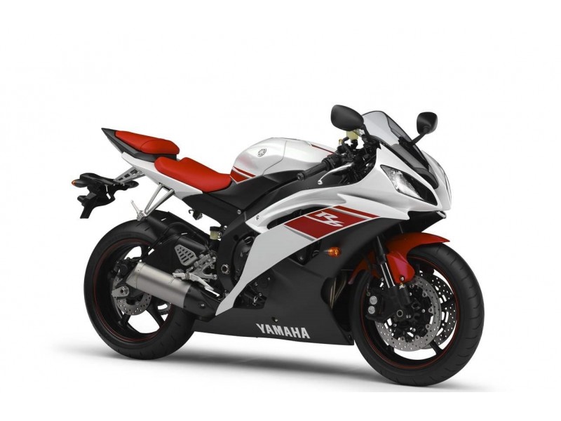 Yamaha YZF R6 (2007) - Versão Branca